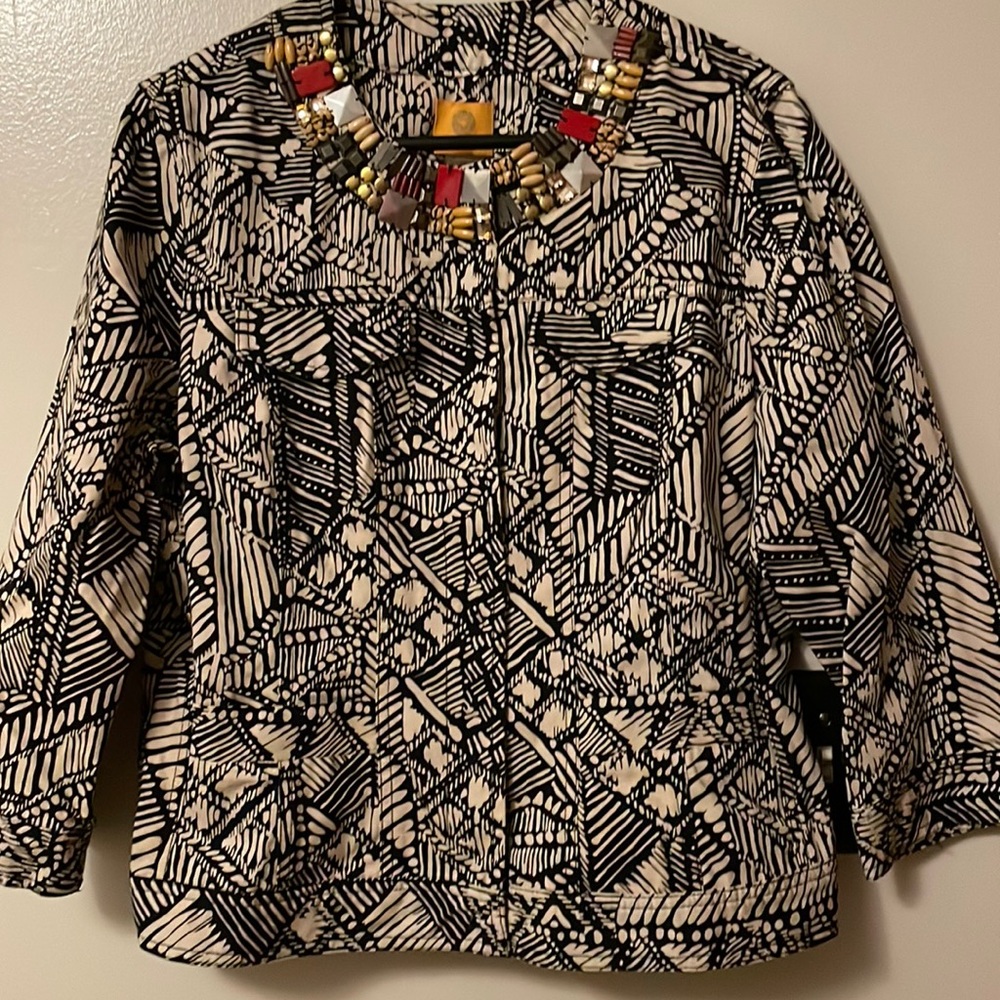 Ruby Road Tribal Print w/ Embellishment